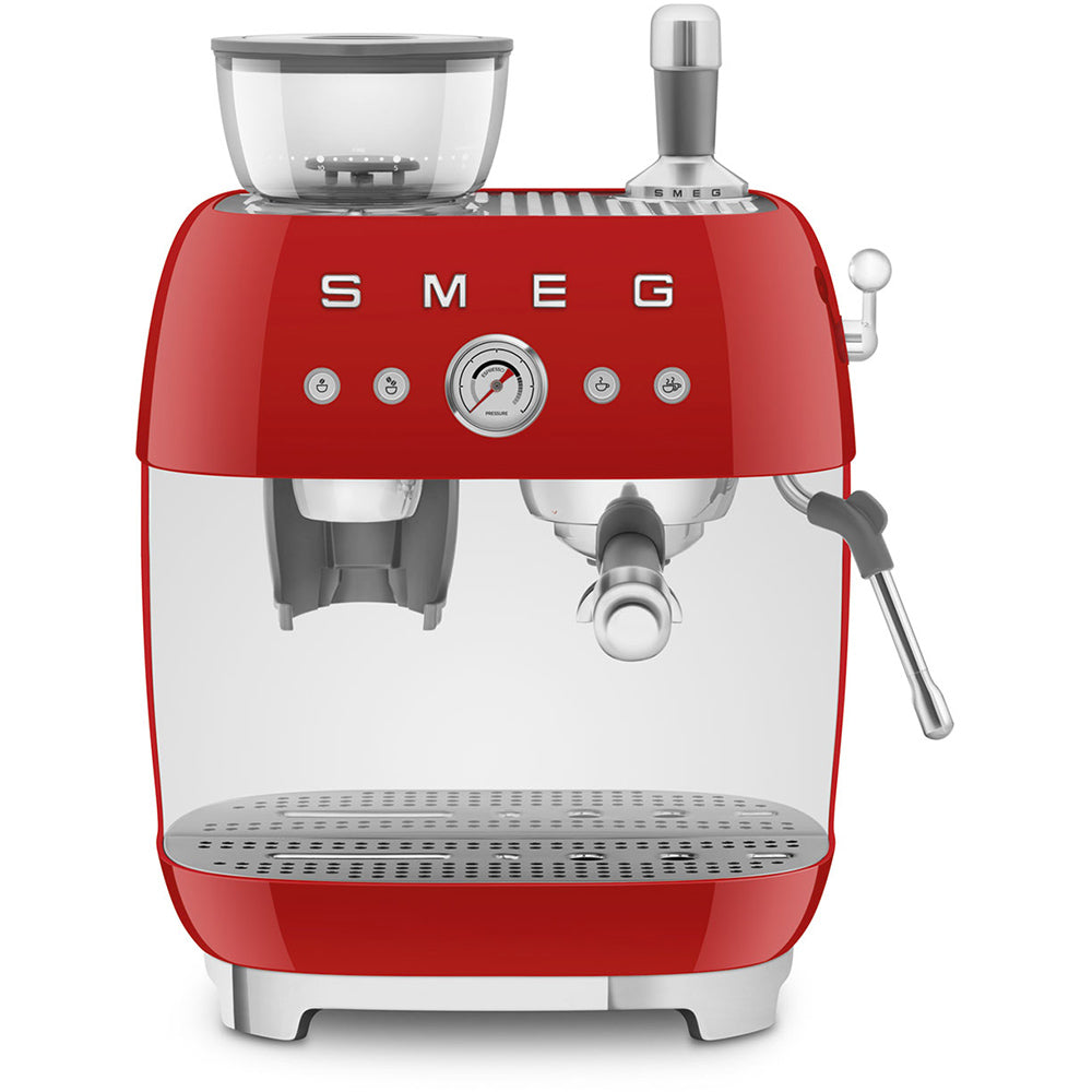 Smeg Retro Manual Espresso Coffee Machine with Grinder