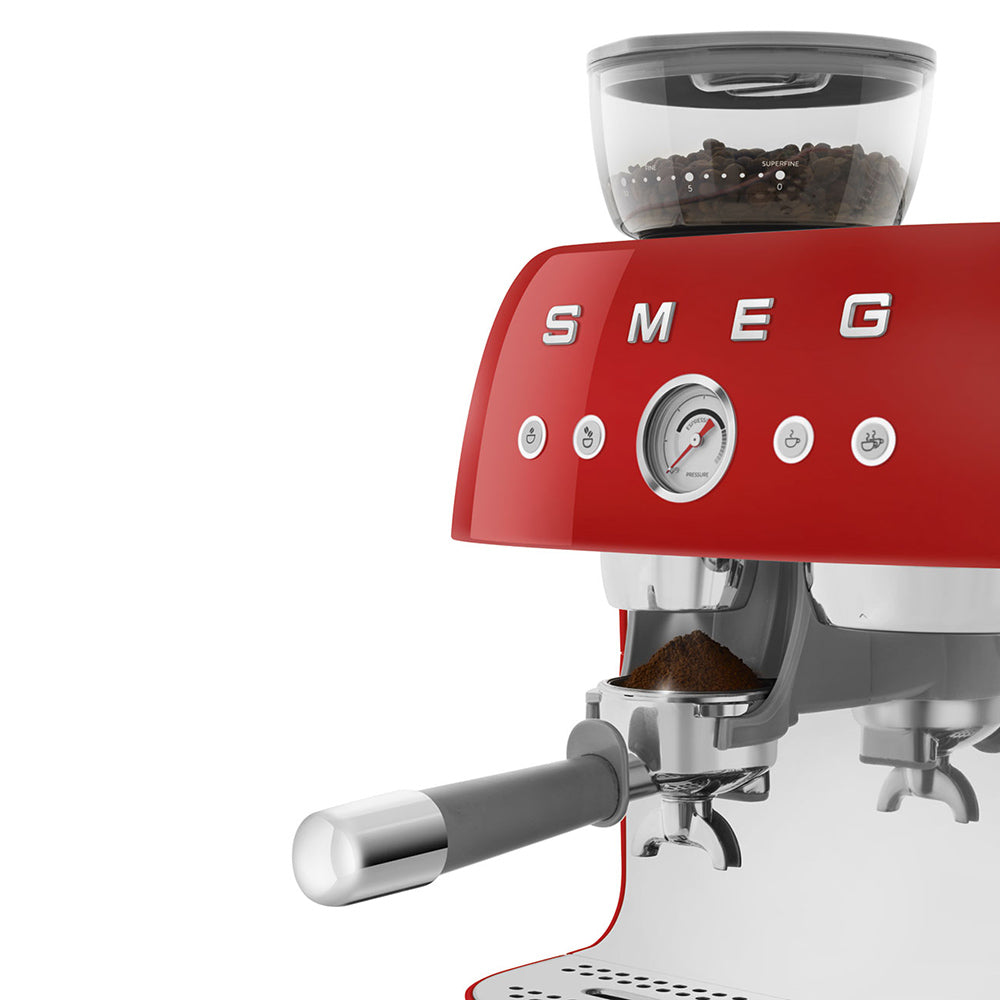 Smeg Retro Manual Espresso Coffee Machine with Grinder