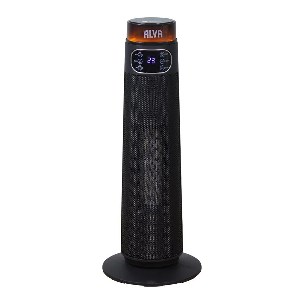 Alva Electric Tower Fan Heater with Remote Control