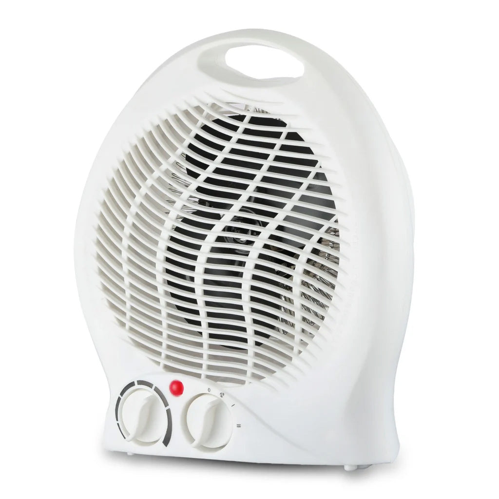 Alva White Electric Fan Heater