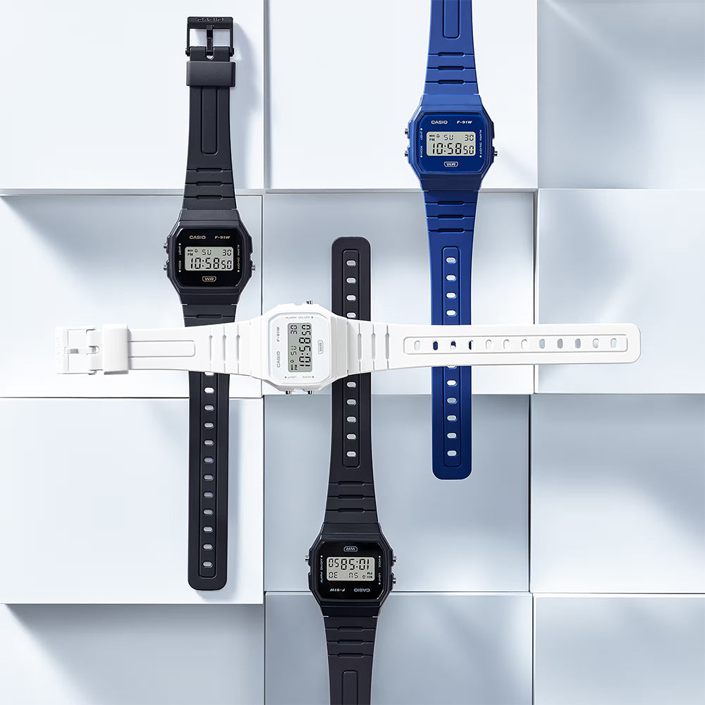 Casio Retro Digital Wrist Watch, F-91WB
