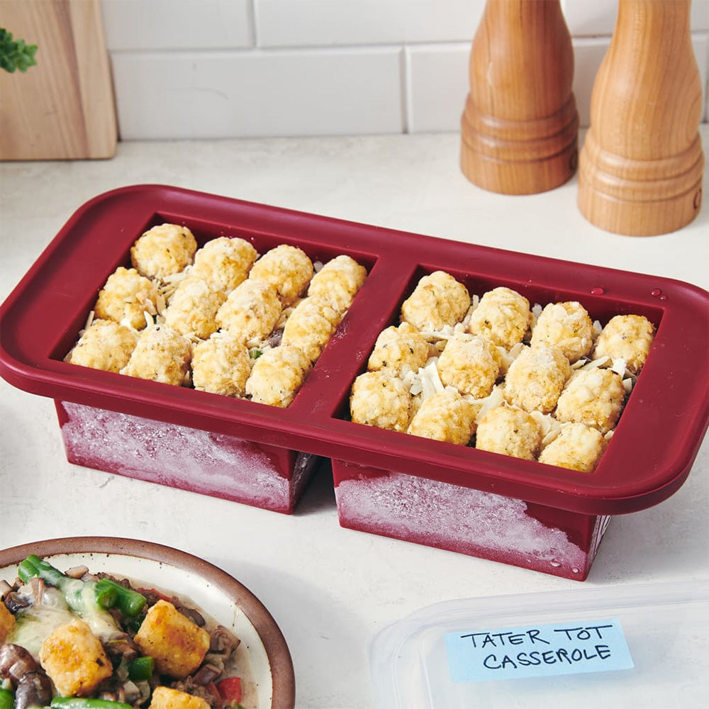 Souper Cubes 2 Cup Silicone Food Storage Tray With Lid