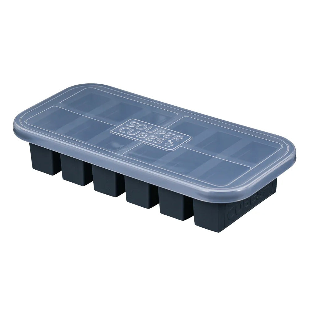 Souper Cubes Half Cup Silicone Food Storage Tray with Lid