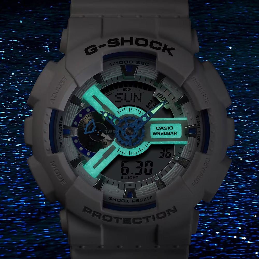 Casio G-Shock Men's 200m AnaDigi AntiMag Wrist Watch, GA-110HDS-7ADR