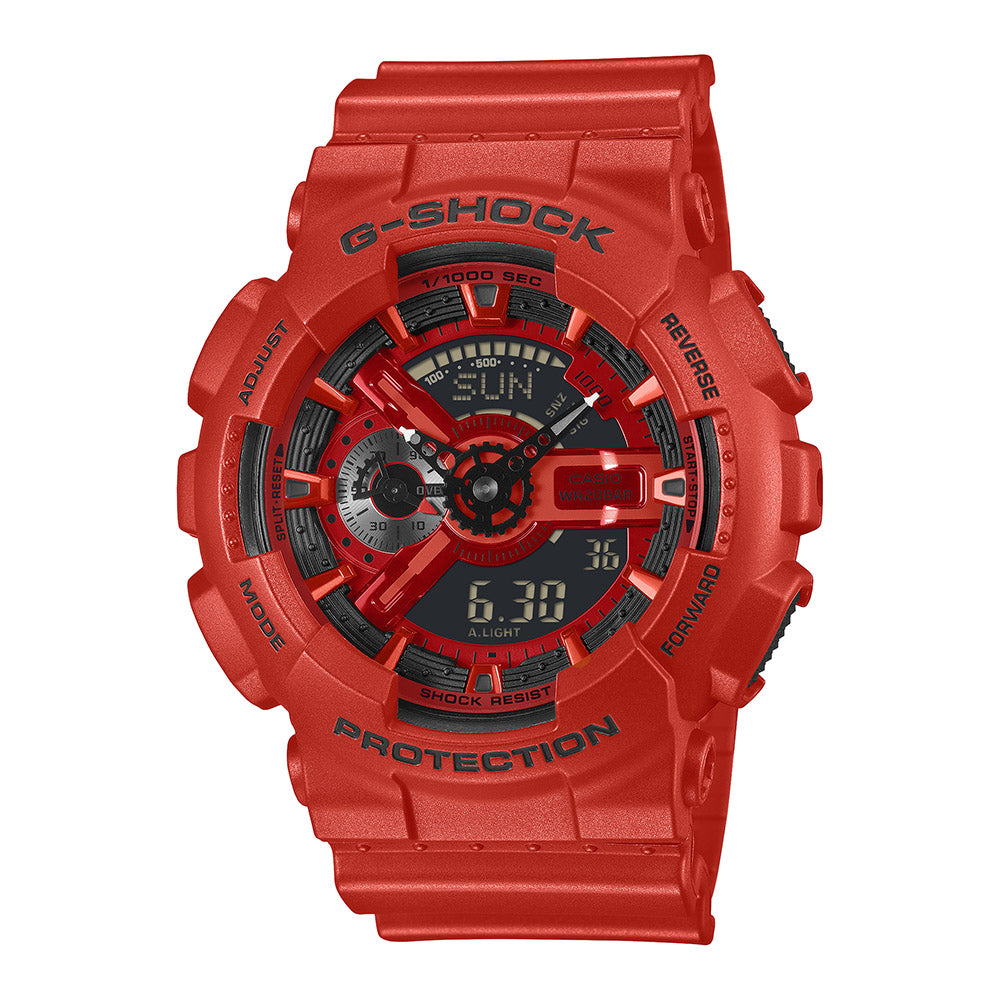 Casio G-Shock Men's 200m AnaDigi Wrist Watch, GA-110RRB-4ADF