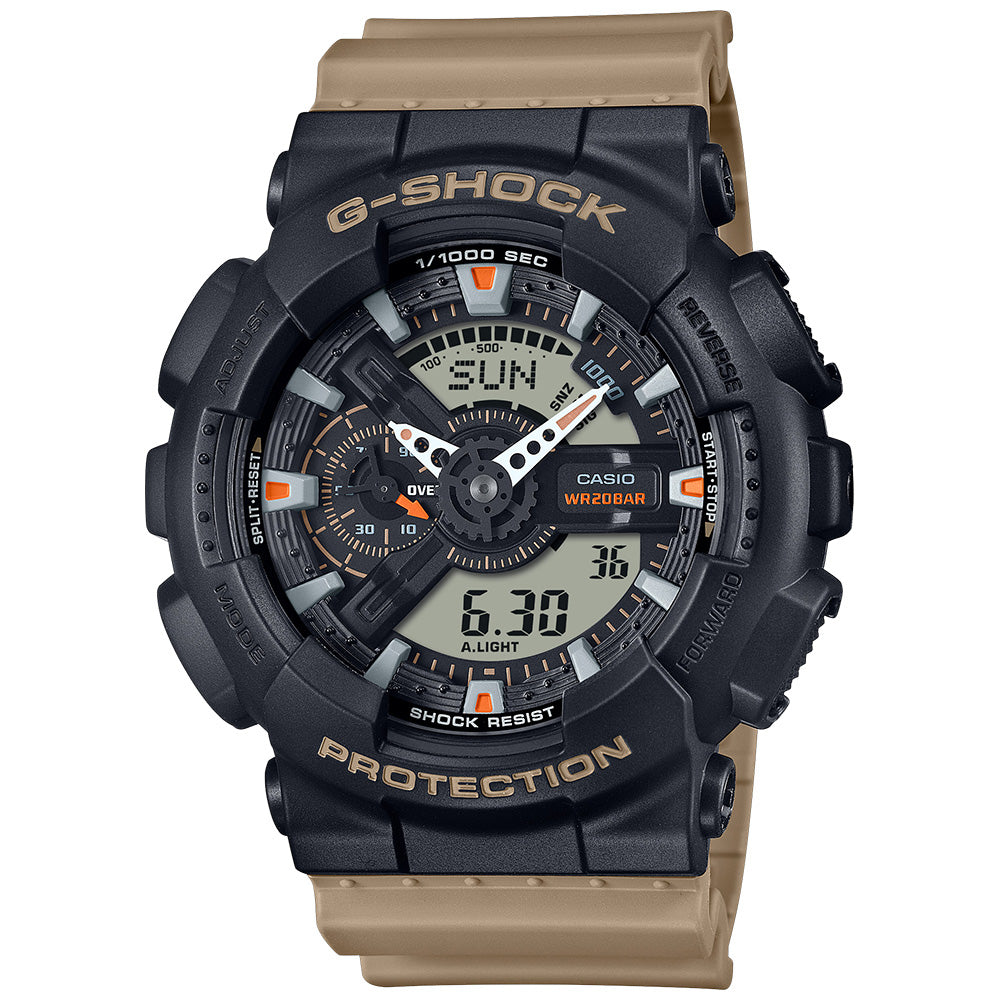 Casio G-Shock Men's 200m AnaDigi Wrist Watch, GA-110TU-1A5DR