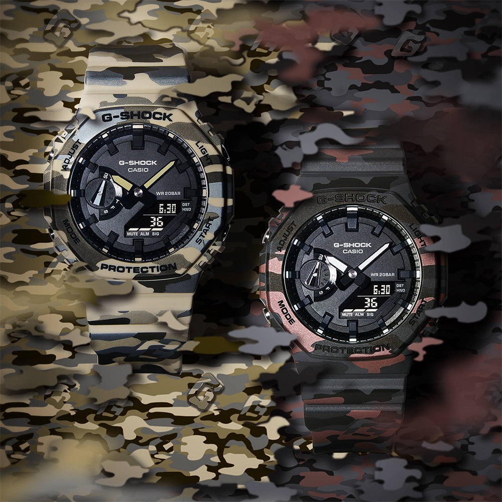 Casio G-Shock C-Core Men's 200m AnaDigi Wrist Watch, GA-2100CM