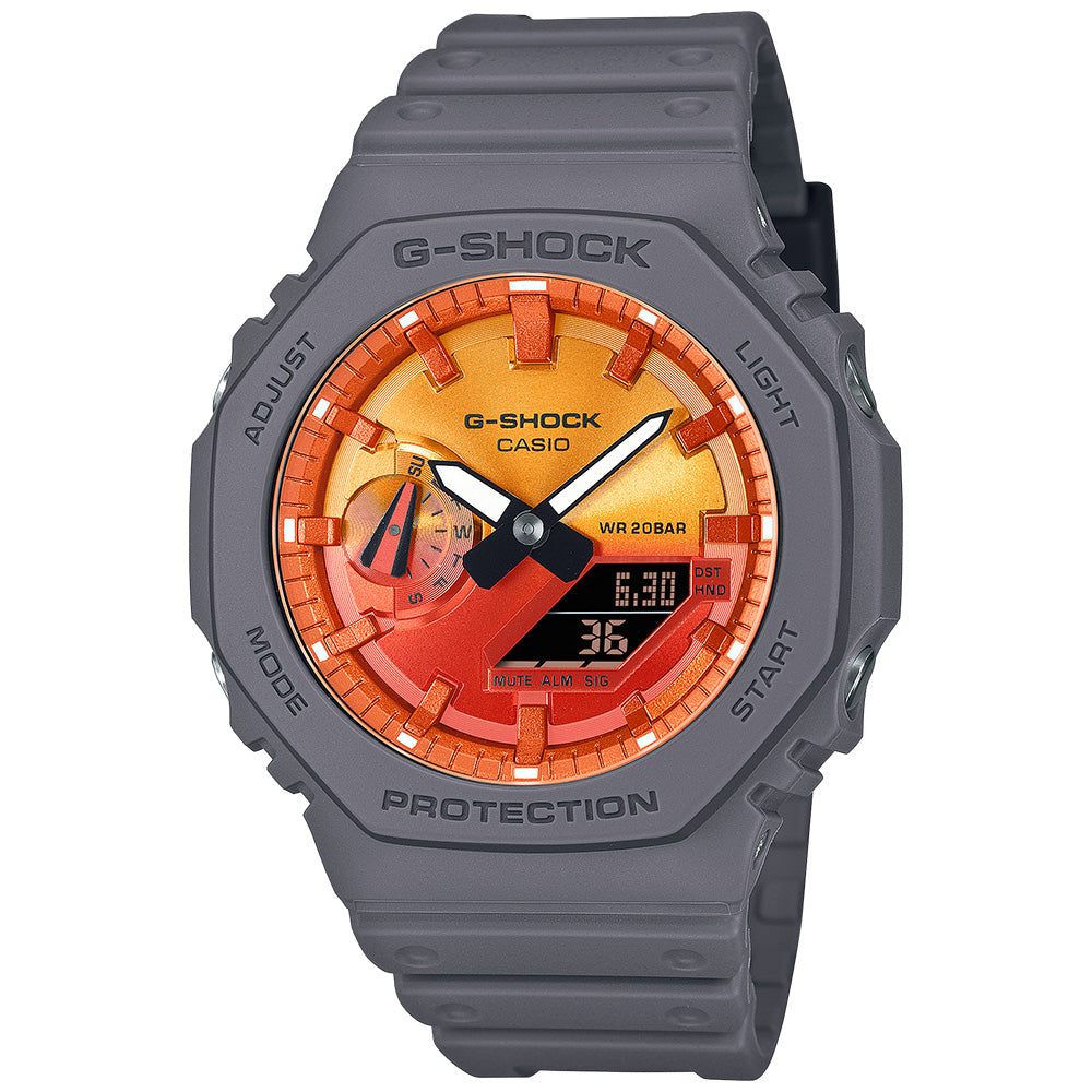 Casio G-Shock C-Core Men's 200m AnaDigi Wrist Watch, GA-2100FL-8ADR