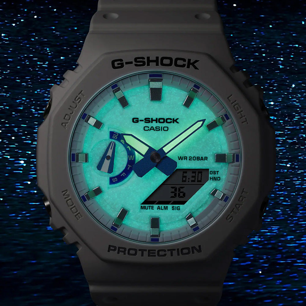Casio G-Shock C-Core Men's 200m AnaDigi Wrist Watch, GA-2100HDS-7ADR