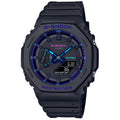 Casio G-Shock AnaDigital Carbon Core Wrist Watch, GA-2100VB-1ADR