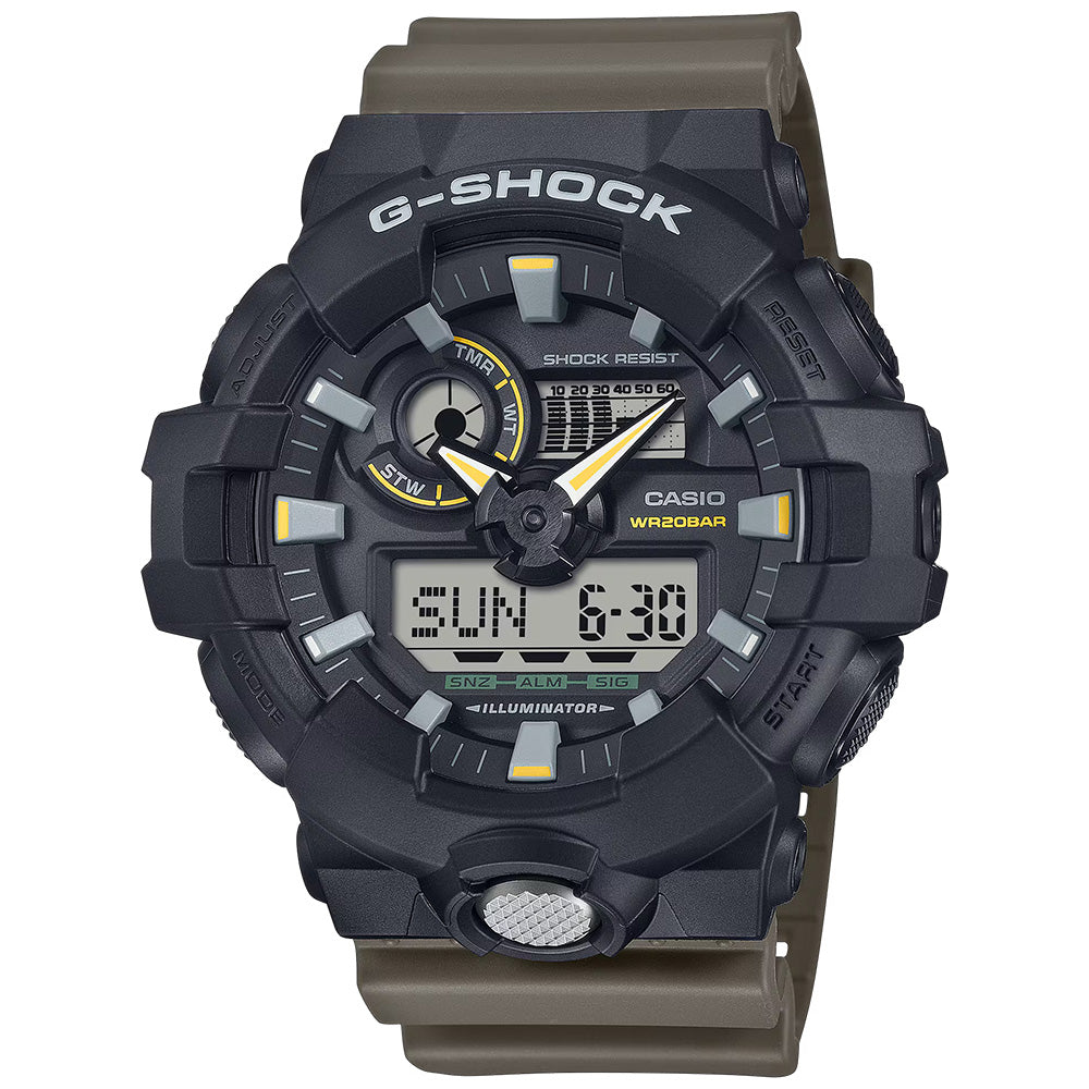 Casio G-Shock 200m AnaDigi Wrist Watch, GA-710TU-1A3DR