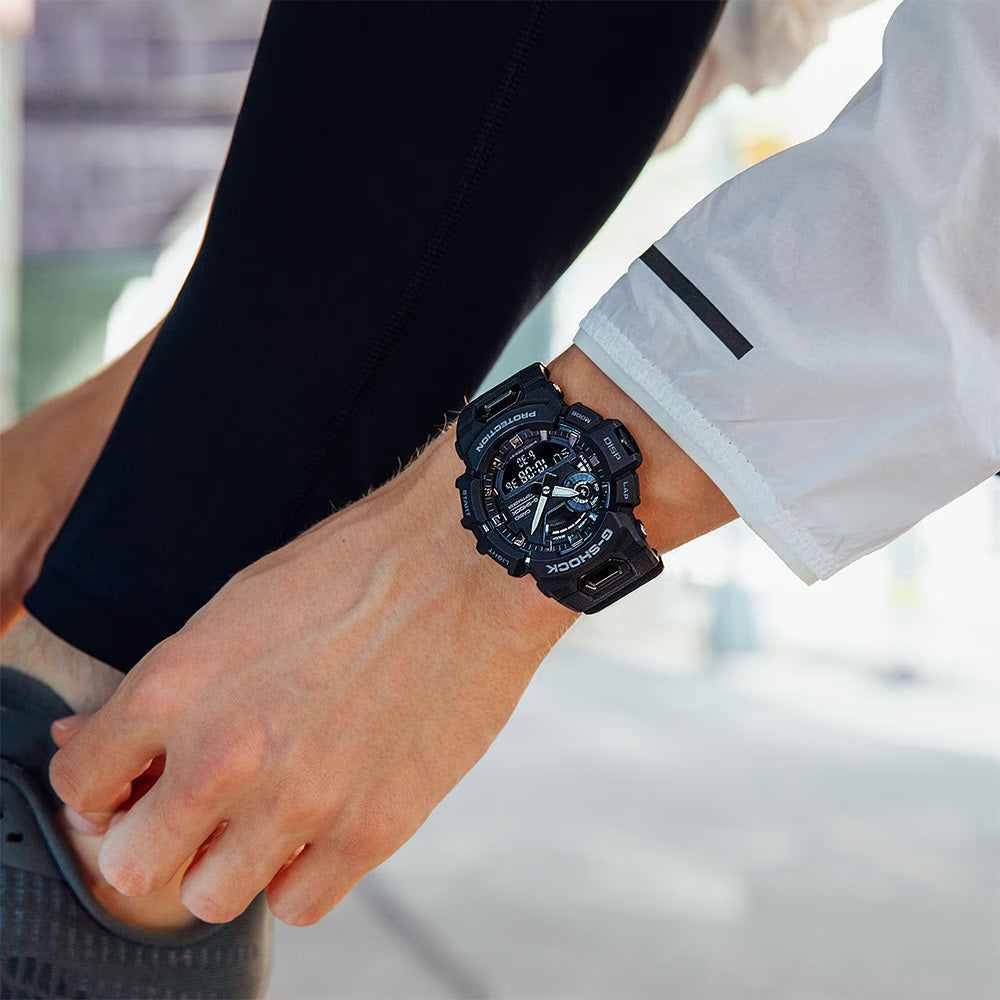 Casio G-Shock G-Squad 200m Bluetooth Fitness AnaDigi Wrist Watch, GBA-900-1ADR