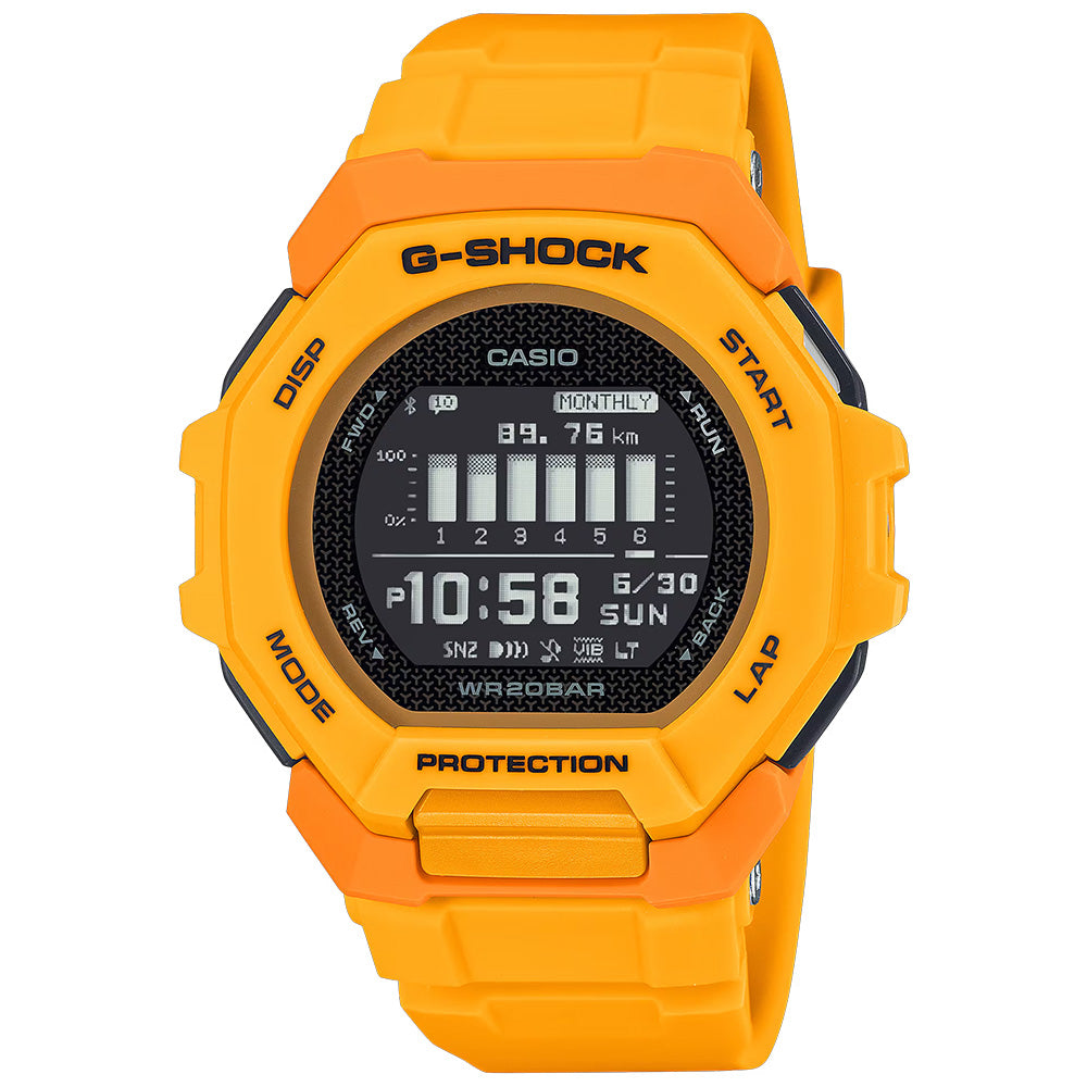 Casio G-Shock 200m Bluetooth Fitness Digital Wrist Watch, GBD-300-9DR