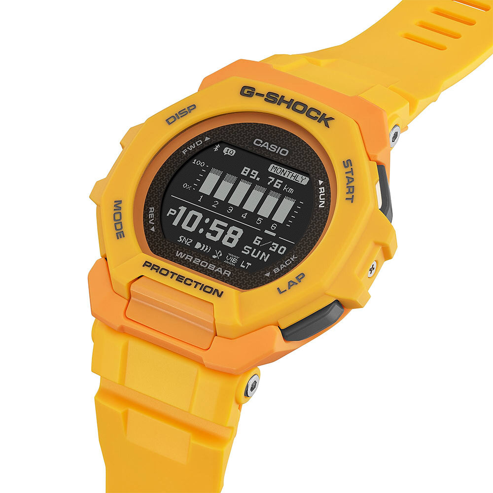 Casio G-Shock 200m Bluetooth Fitness Digital Wrist Watch, GBD-300-9DR