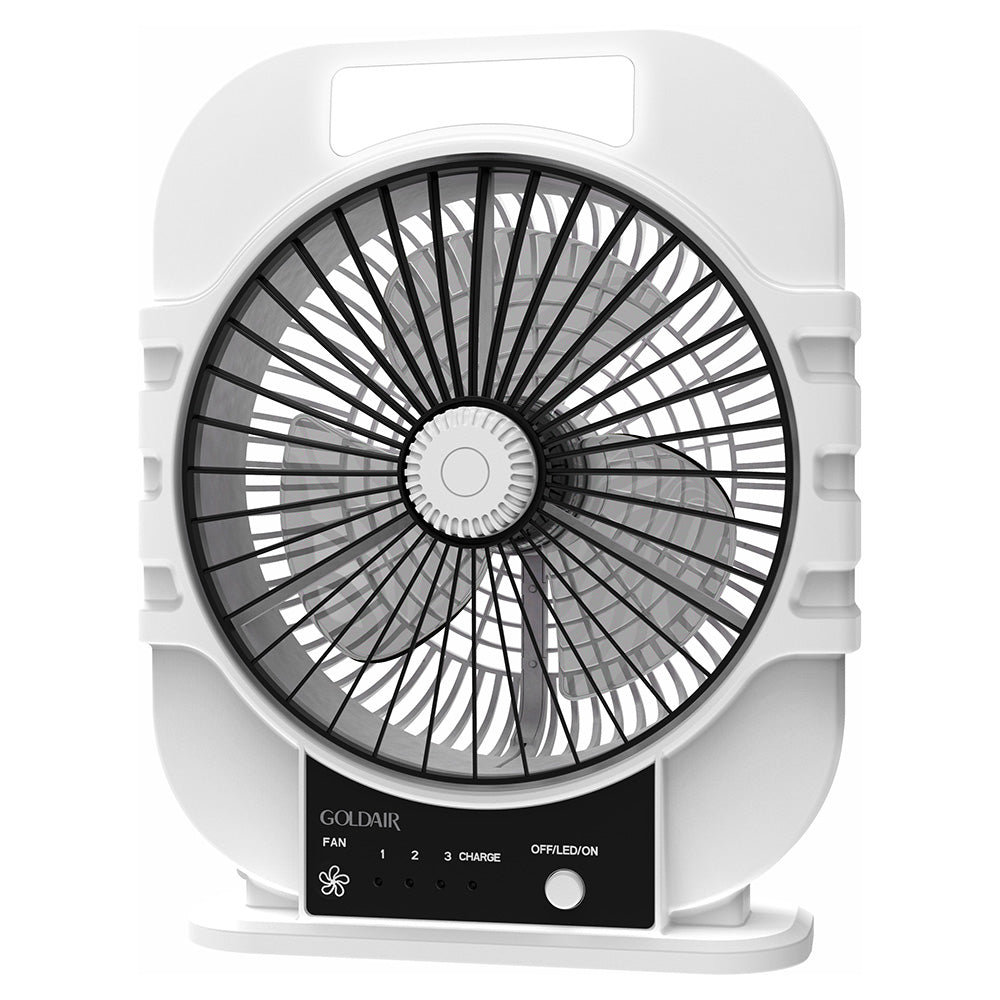 Goldair 20.5cm Rechargeable Box Fan