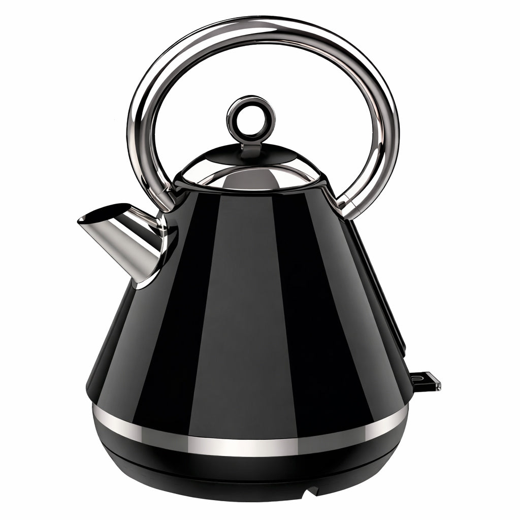 Goldair Black Pyramid Kettle, 1.7L