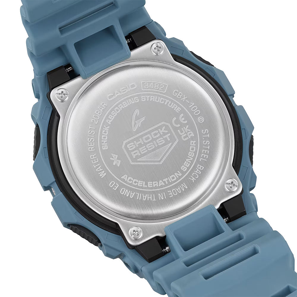 Casio G-Shock G-Lide Men's 200m Bluetooth Digital Wrist Watch, GBX-100-2ADR