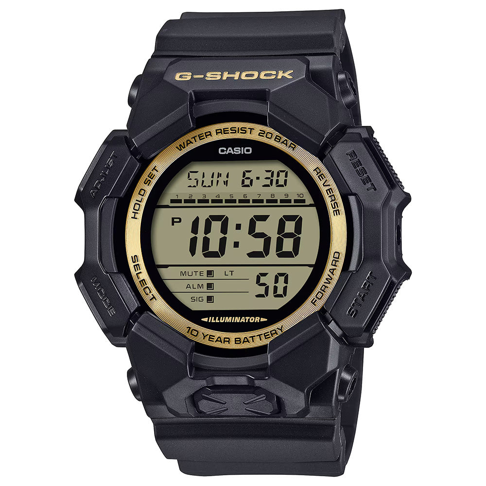 Casio G-Shock 200m Digital Wrist Watch, GD-010GB-1A9DR