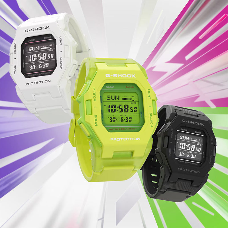 Casio G-Shock 200m Bluetooth Solar Digital Wrist Watch, GD-B500-1DR