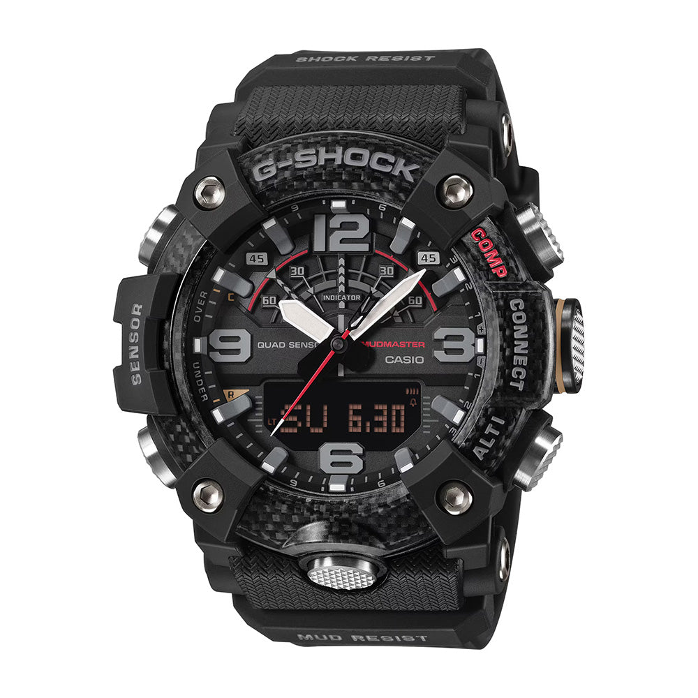 Casio G-Shock Mudmaster 200m AnaDigi Triple Sensor Wrist Watch, GG-B100X-1ADR