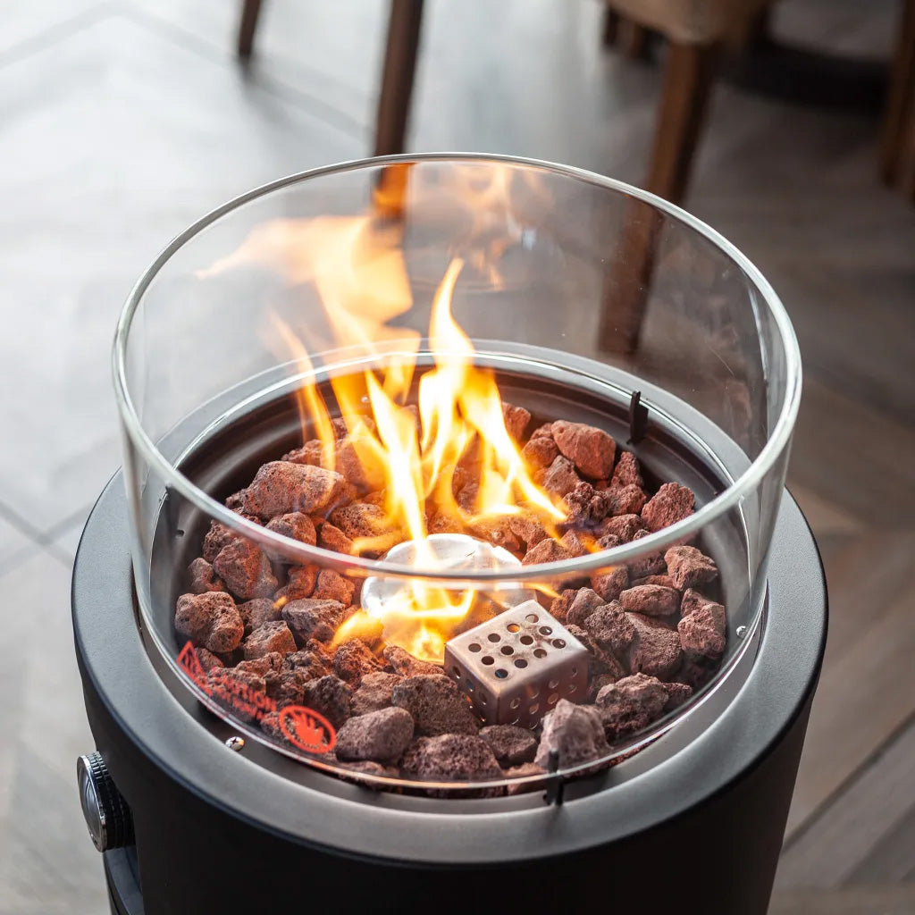Alva Gas Fire Pit with Lava Stones