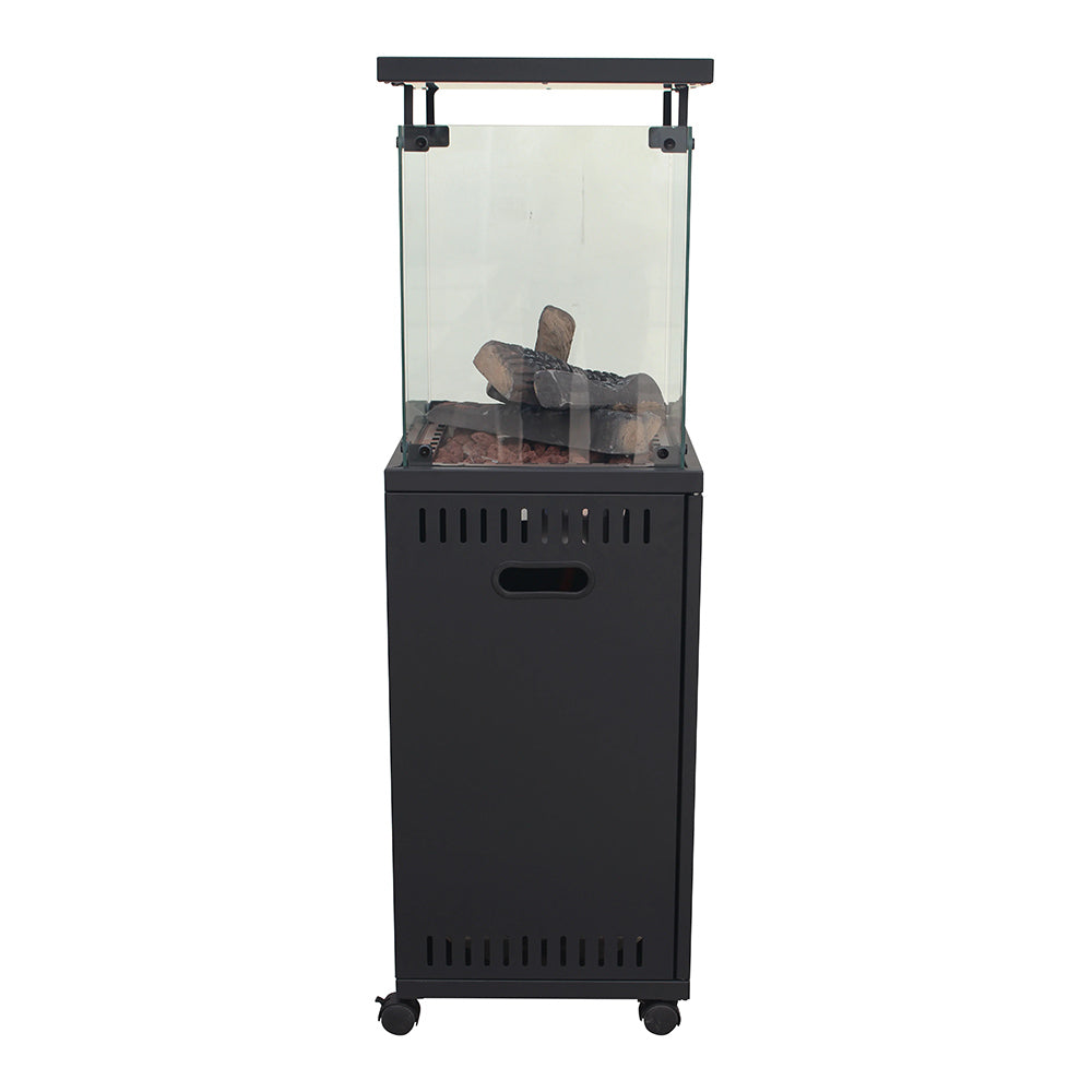 Alva Short Stand Gas Fire Pit Log Heater
