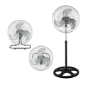 Goldair 3-In-1 45cm Wall, Pedestal and Desk Fan