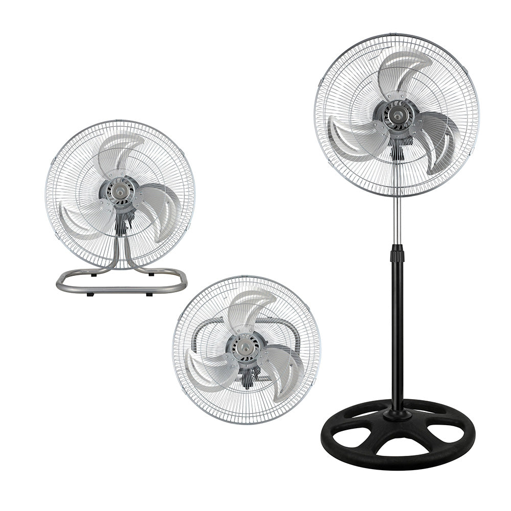 Goldair 3-In-1 45cm Wall, Pedestal and Desk Fan