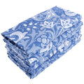 DSA Linen William Morris Golden Lily Blue Napkins, Set Of 6