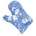 DSA Linen William Morris Golden Lily Blue Oven Mitt
