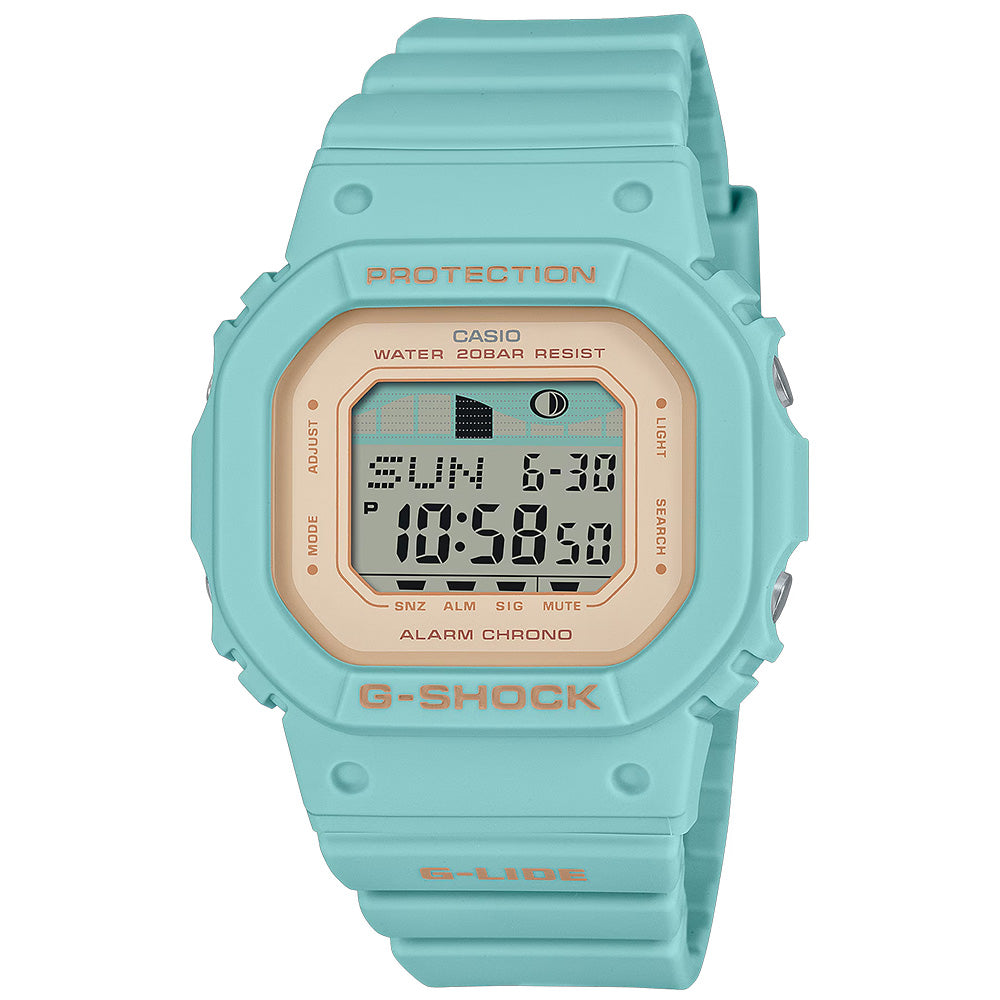 Casio G-Shock G-Lide Women's 200m Digital Tide Graph Wrist Watch, GLX-S5600