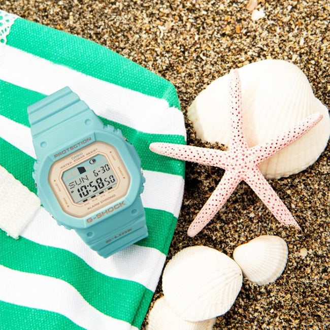 Casio G-Shock G-Lide Women's 200m Digital Tide Graph Wrist Watch, GLX-S5600