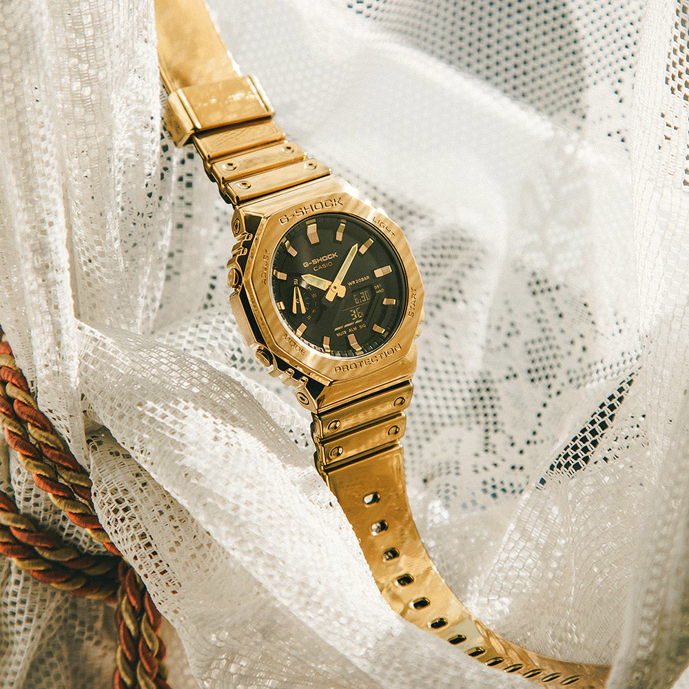 Casio G-Shock G-Steel 200m AnaDigi Watch, GM-2100YMG-9ADR