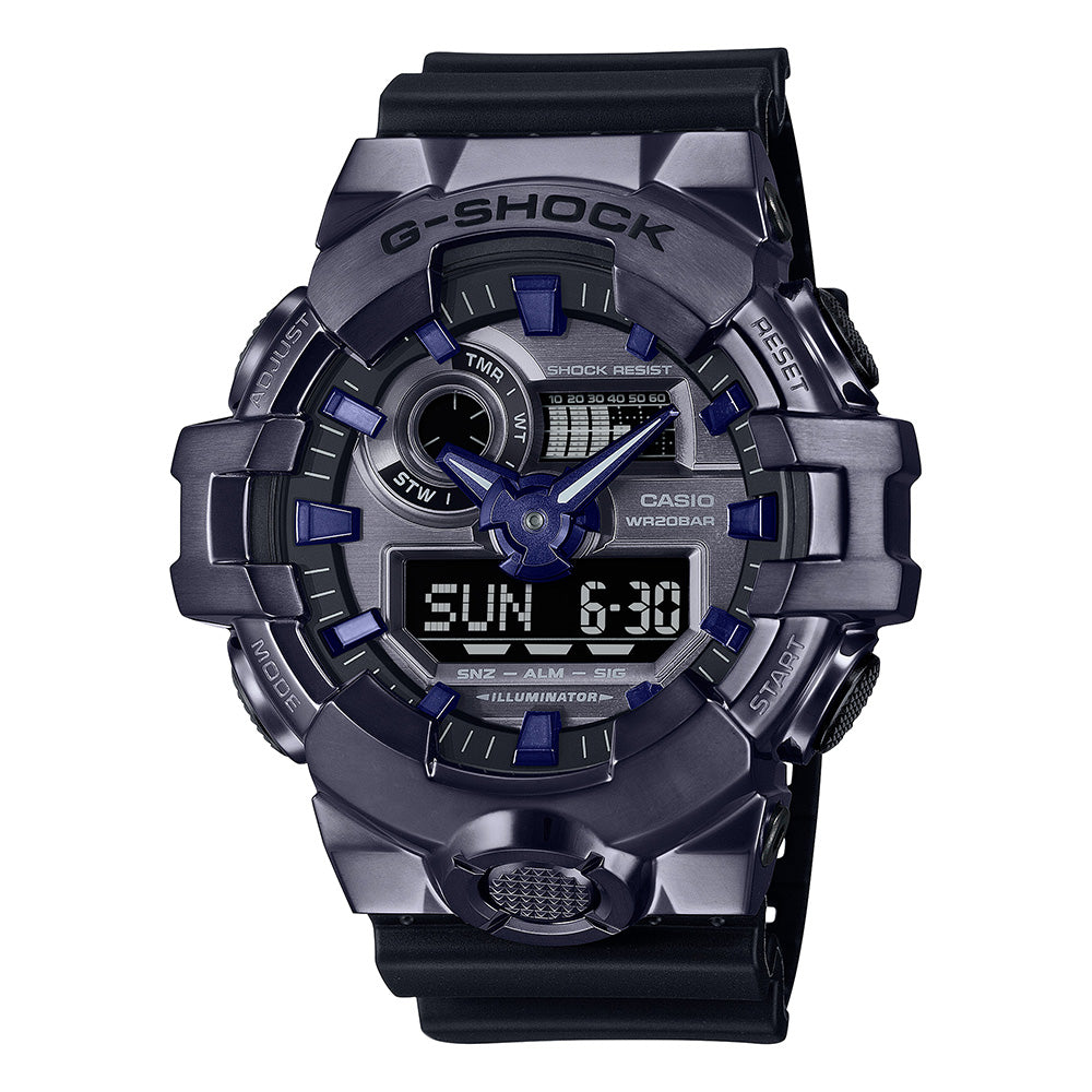 Casio G-Shock G-Steel Men's 200m AnaDigital Wrist Watch, GM-700P-6ADR