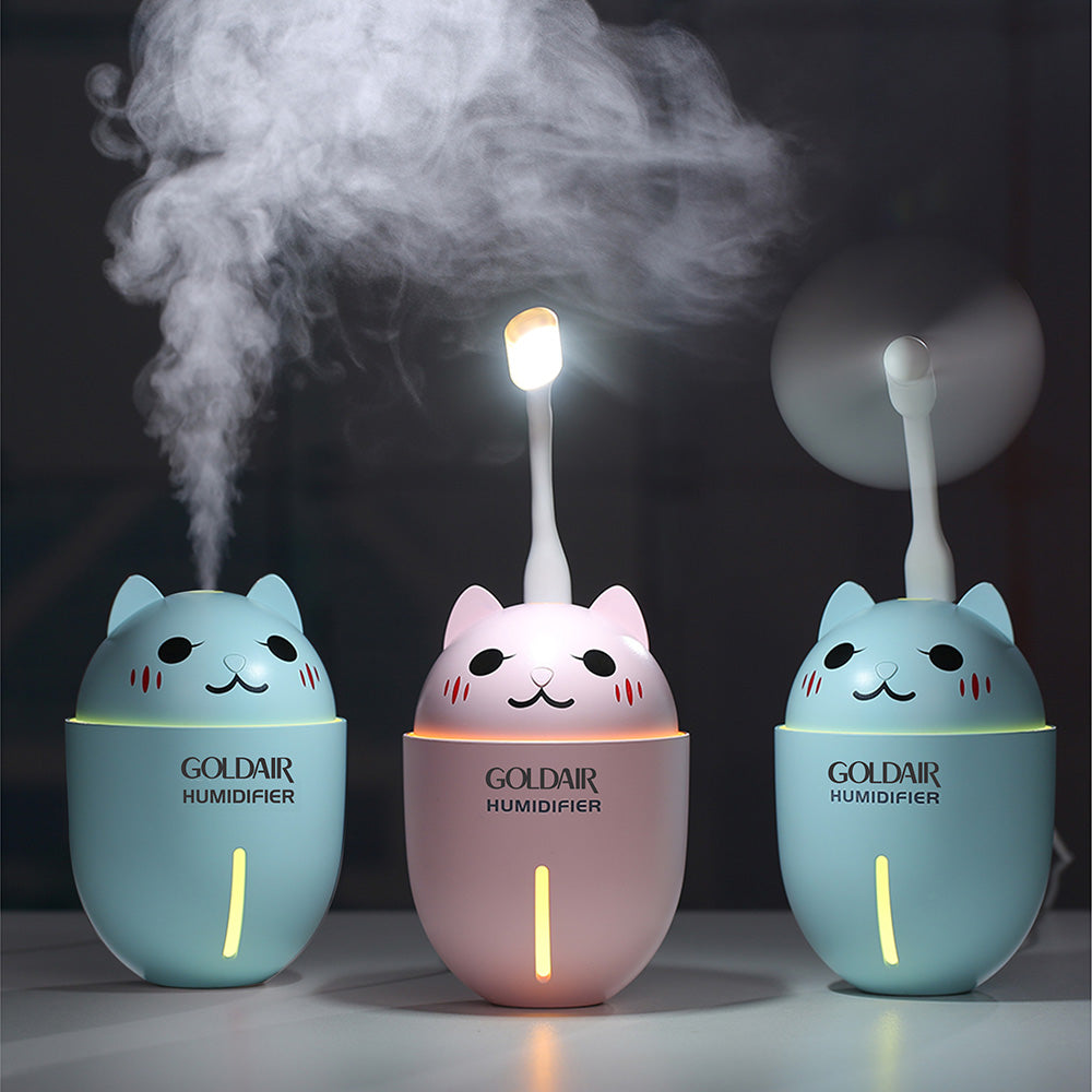Goldair Mini Humidifier with USB Light and Fan