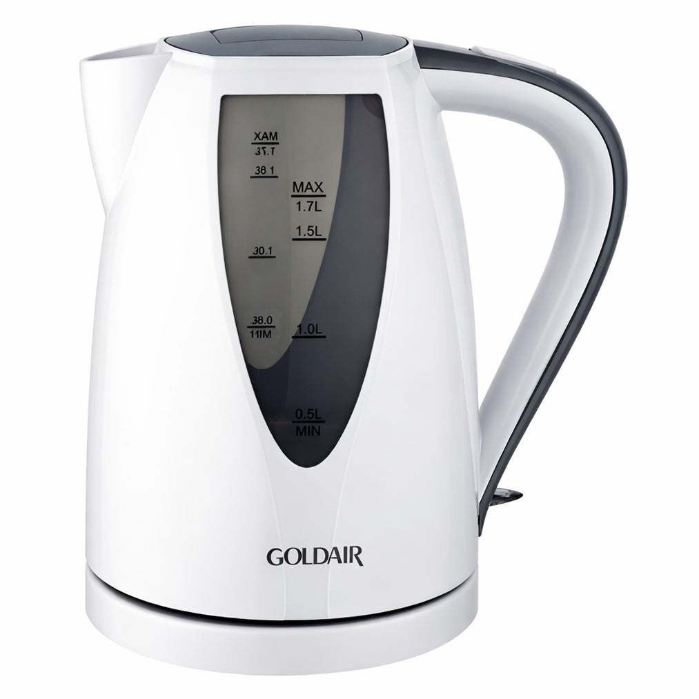 Goldair Cordless White Kettle, 1.7L