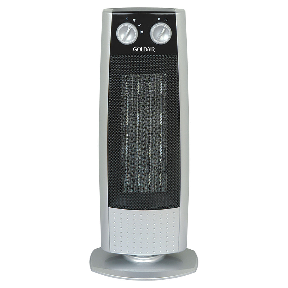 Goldair Silver PTC Upright Heater