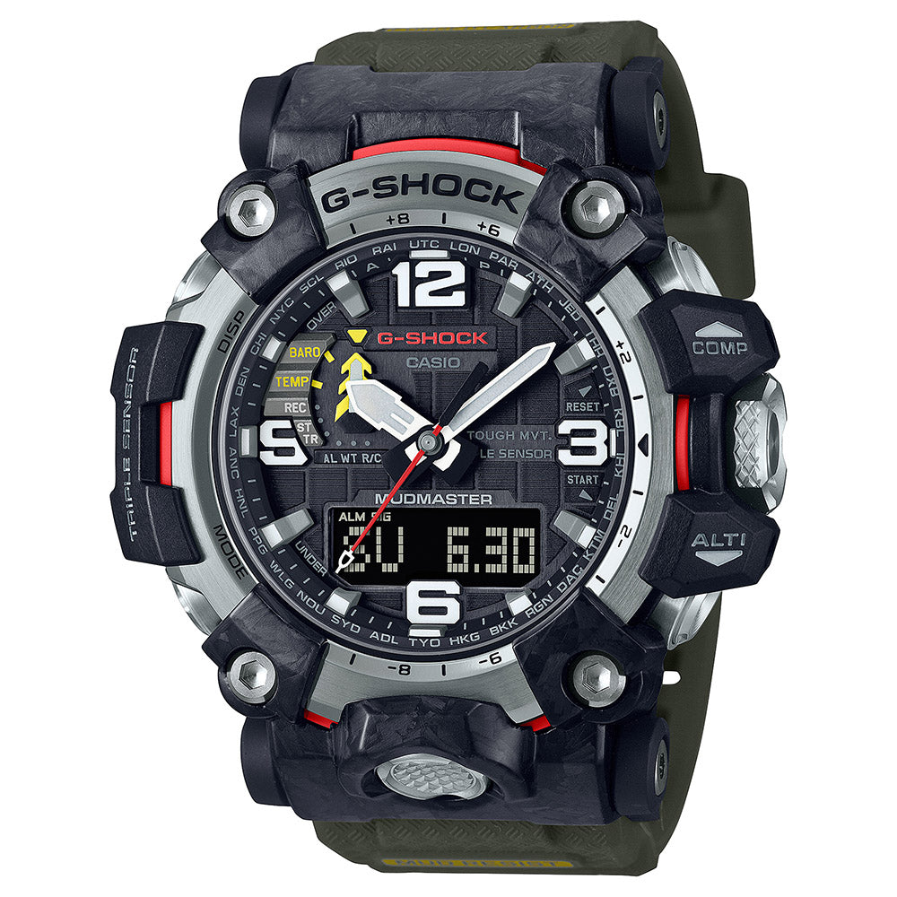 Casio G-Shock Mudmaster 200m AnaDigi Triple Sensor Wrist Watch, GWG-2000-1A3DR