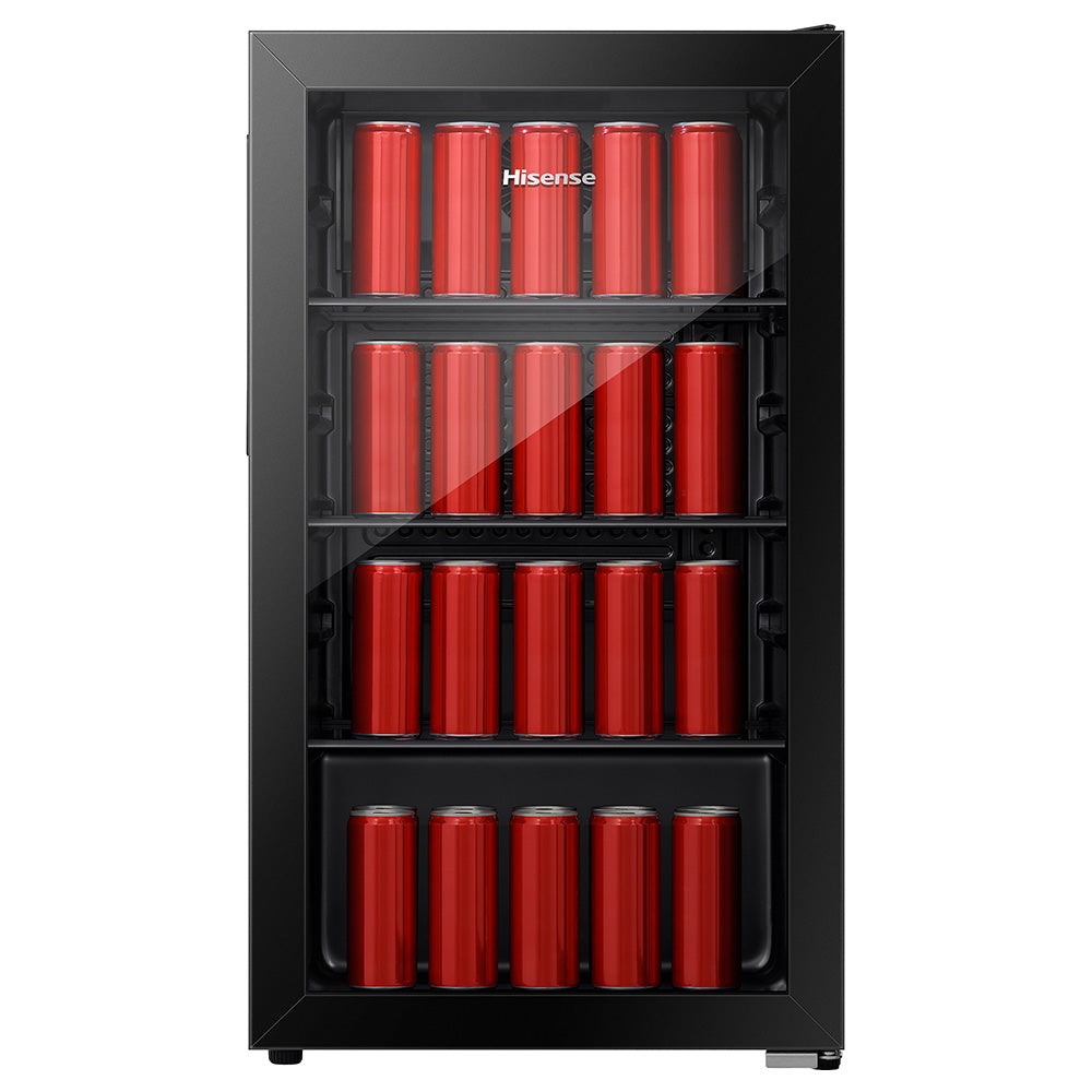 Hisense 91L Black Beverage Cooler, H125BC