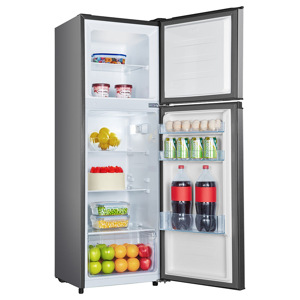 Hisense 154L Titanium Silver Combi Refrigerator, H225TTS