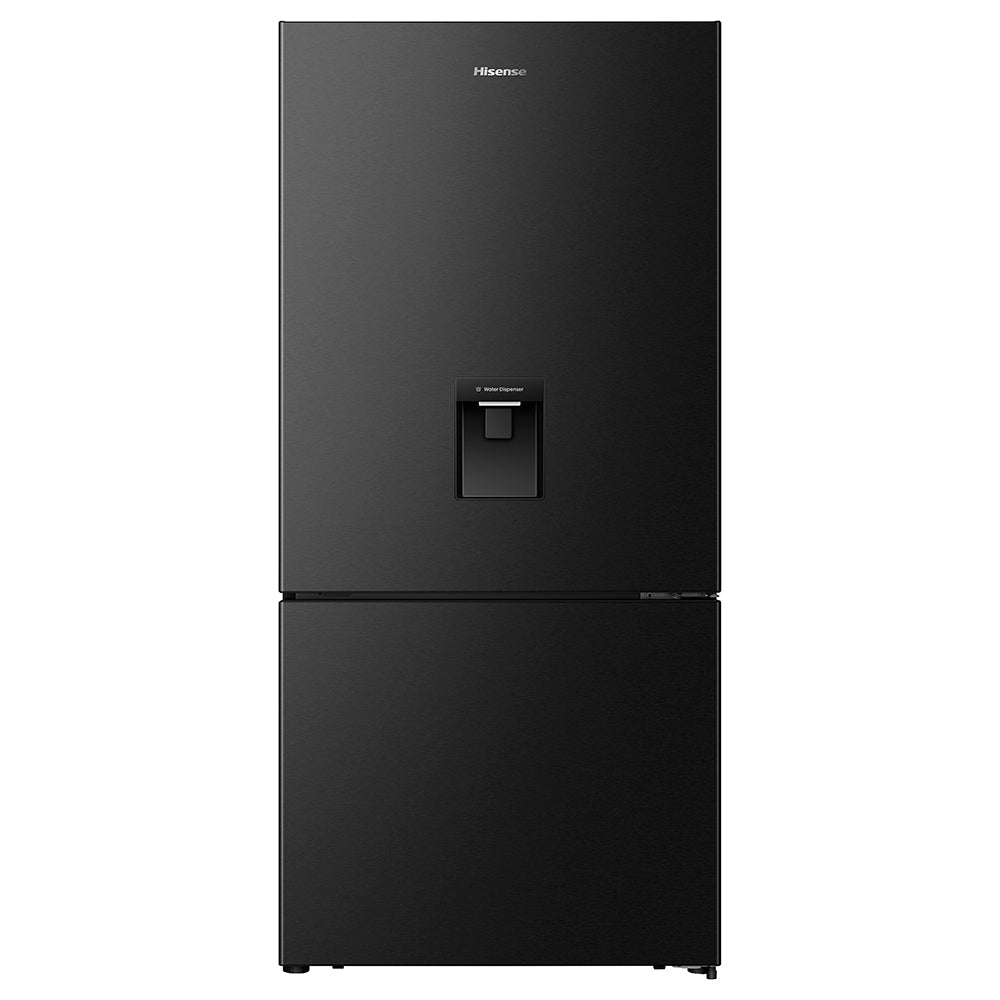Hisense 500L Black Bottom Mount Refrigerator with Water Dispenser, H630BSB-WD