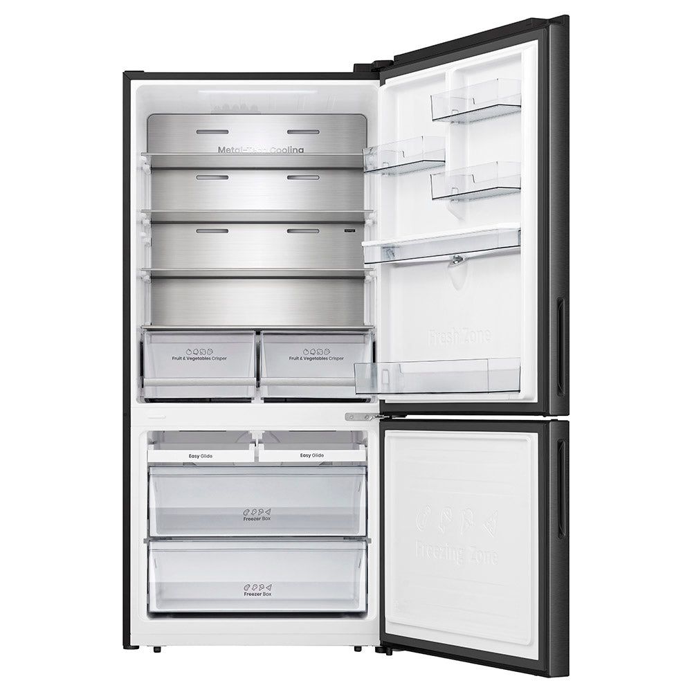 Hisense 500L Black Bottom Mount Refrigerator with Water Dispenser, H630BSB-WD