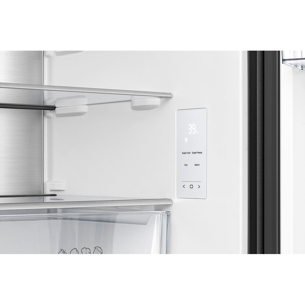 Hisense 500L Black Bottom Mount Refrigerator with Water Dispenser, H630BSB-WD