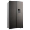 Hisense 508L Combi Side By Side Titanium Inox Refrigerator with Water Dispenser, H670SIT-WD