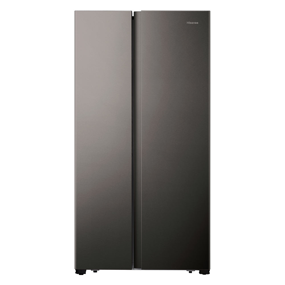 Hisense 508L Combi Side By Side Titanium Inox Refrigerator, H670SIT