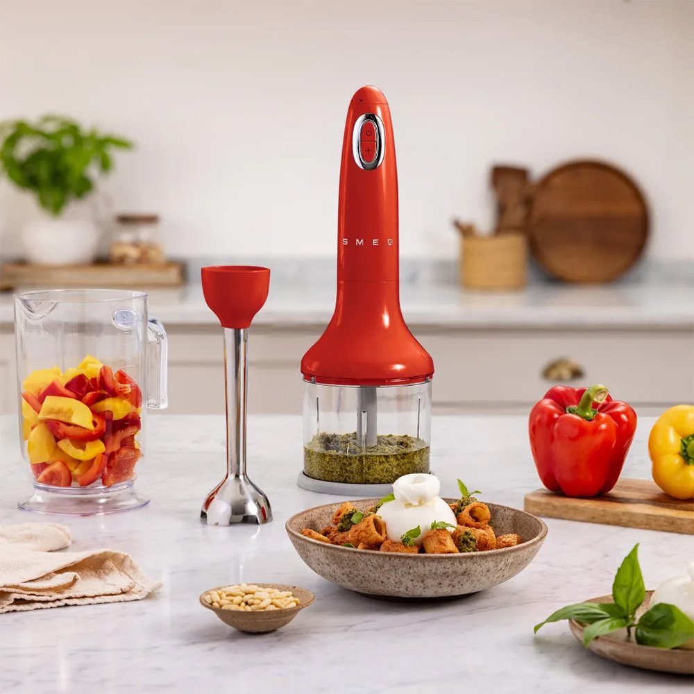 Smeg Retro Hand Blender, 4pc