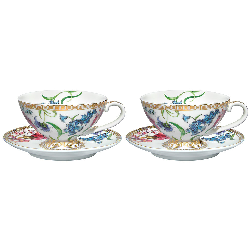 Maxwell & Williams Mystique Demi Cup & Saucer, Set Of 2