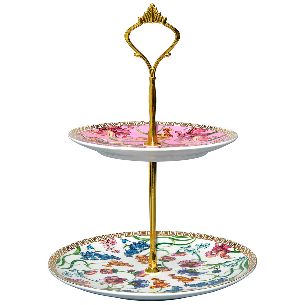 Maxwell & Williams Mystique 2 Tier Cake Stand