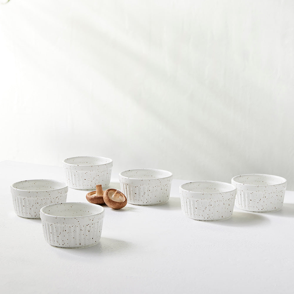 Maxwell & Williams Speckle Ramekins, Set Of 6