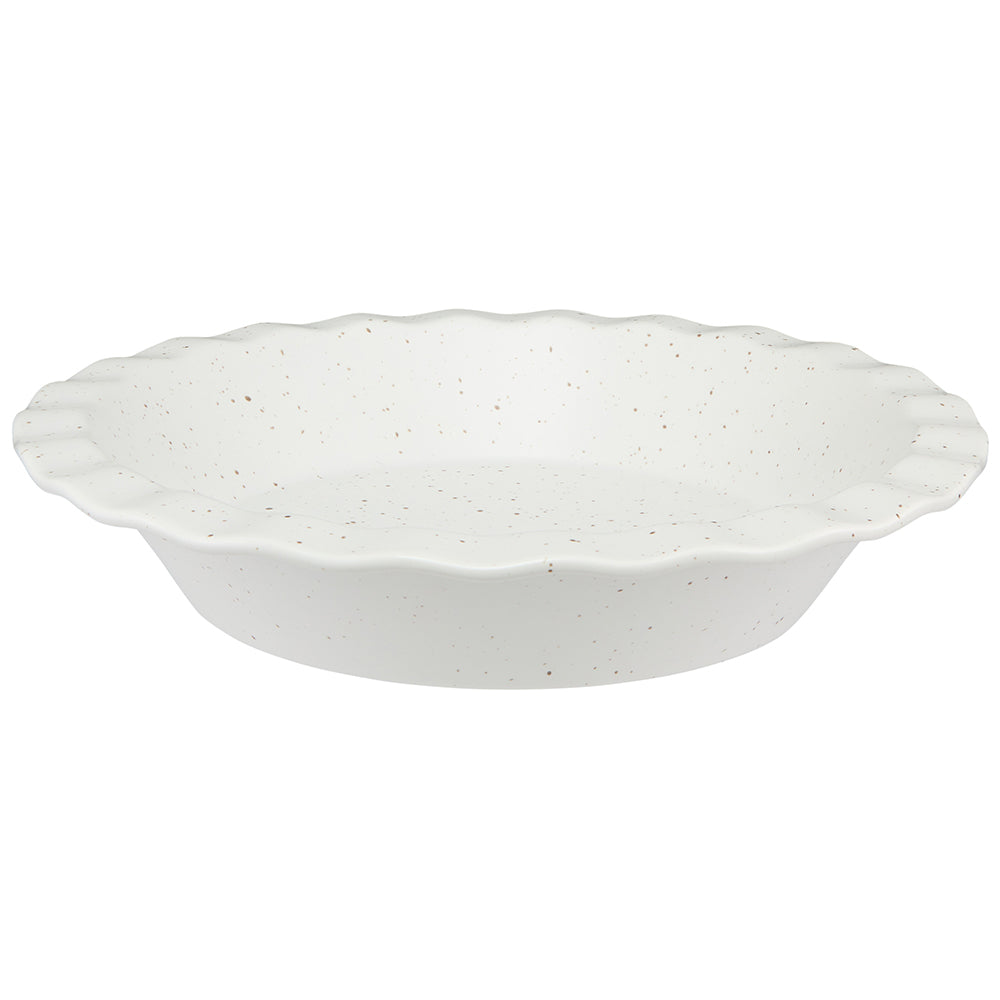 Maxwell & Williams Speckle Fluted Pie Dish, 25cm